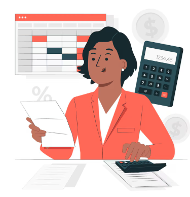 Financial services illustration